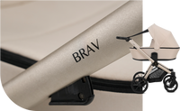 Poussette Trio Brav + Nacelle + Cosmo i-Size - Noir - Mode Bébé Claye