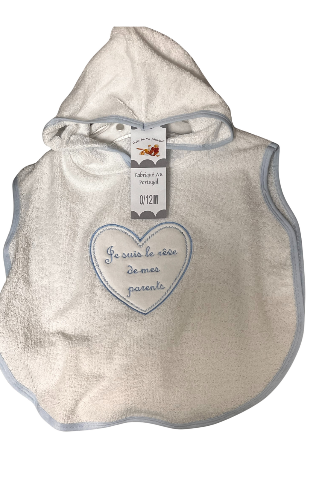 Poncho de Bain Bébé - Je suis le Rêve de Mes Parents