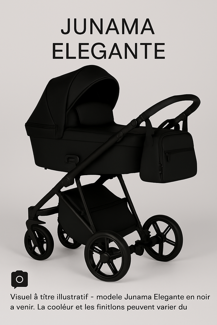 Poussette Junama Ellegante - Noir
