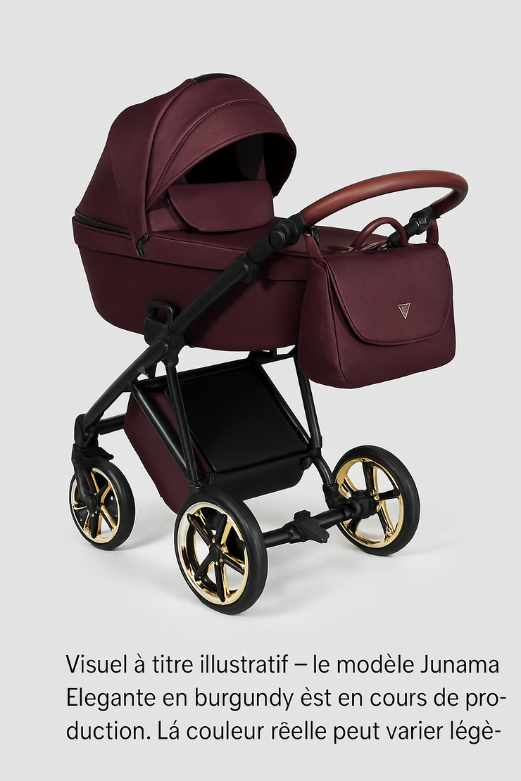 Poussette Junama Ellegante - Burgundy