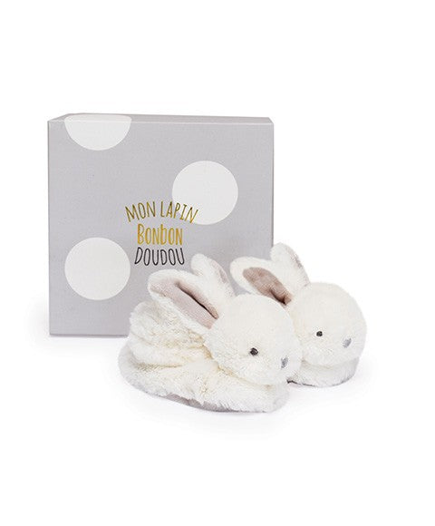 Baby booties box set Rabbit Candy Taupe