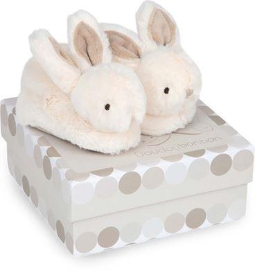 Baby booties box set Rabbit Candy Taupe