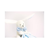 Lapin Mouchoir Bleu Boîte Fleur