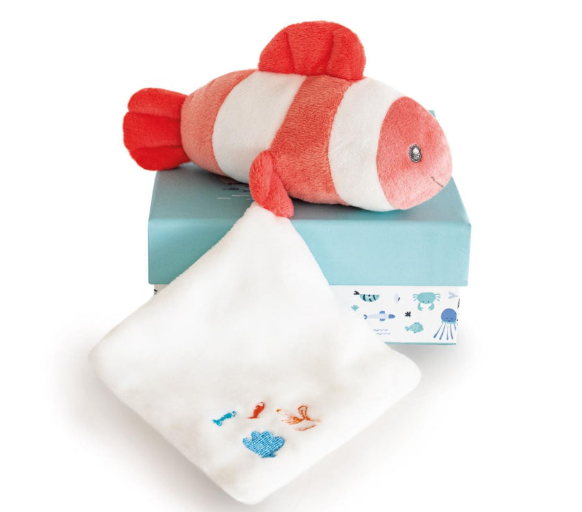 Peluche poisson Corall avec doudou