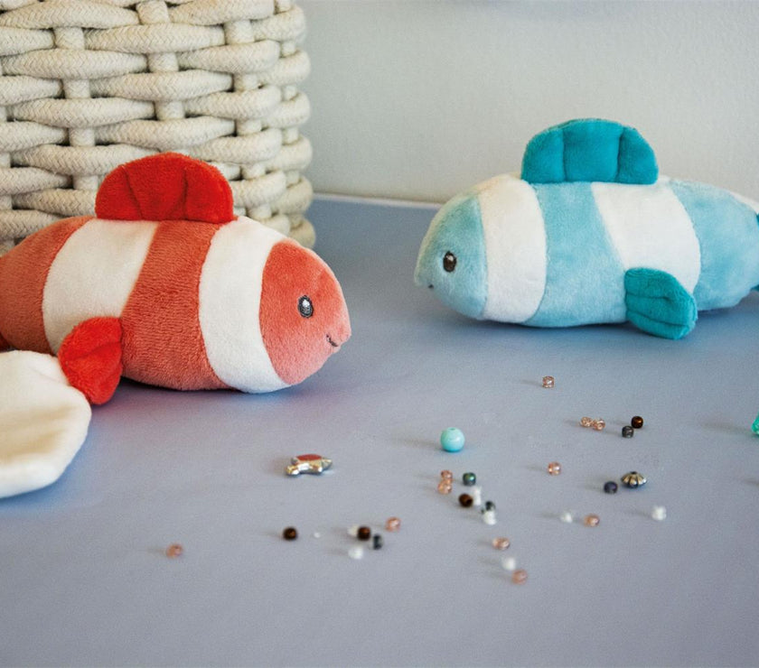 Peluche poisson Amande avec doudou