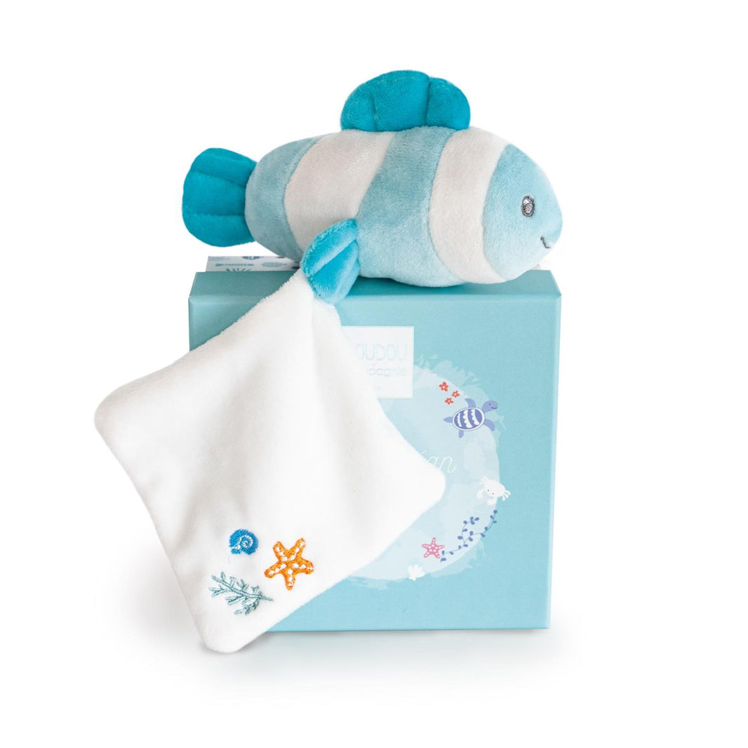 Peluche poisson Amande avec doudou