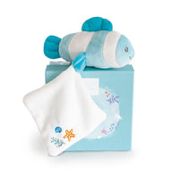 Peluche poisson Amande avec doudou