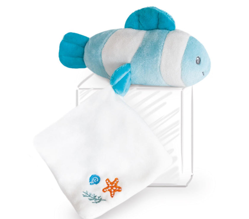 Peluche poisson Amande avec doudou