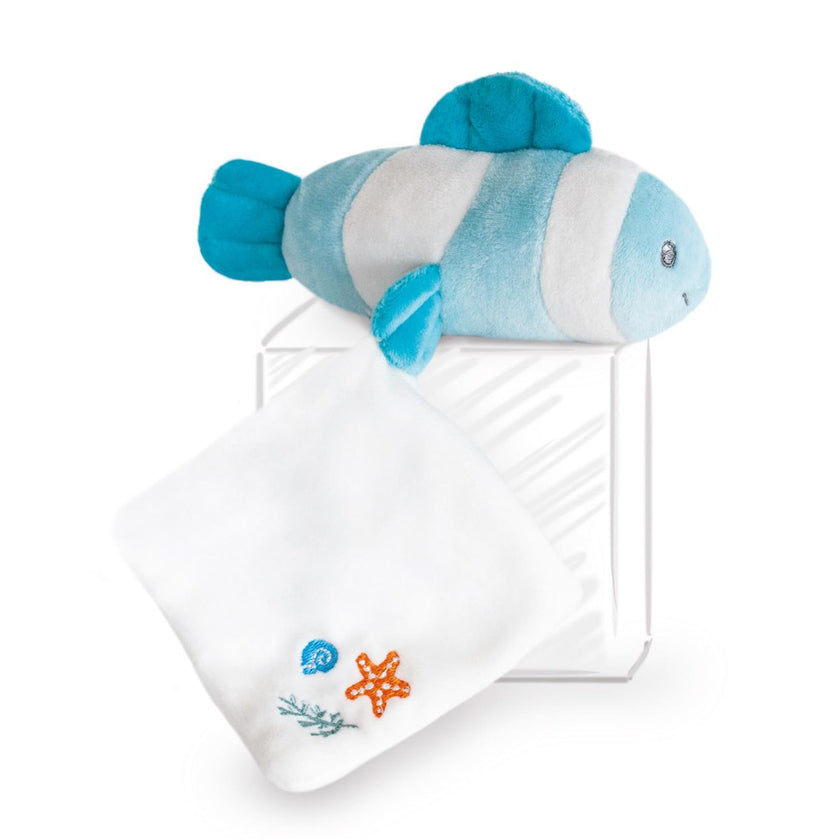 Peluche poisson Amande avec doudou