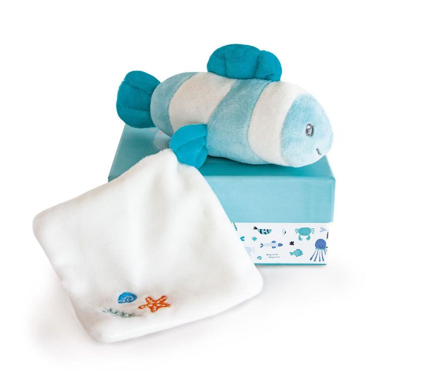 Peluche poisson Amande avec doudou