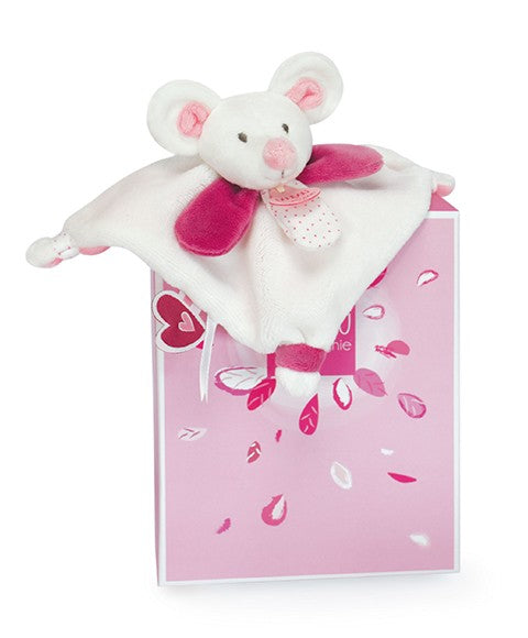 Doudou Méli-mélo -Souris rose