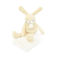 DOUDOU - Lapin beige avec mouchoir - Sweety