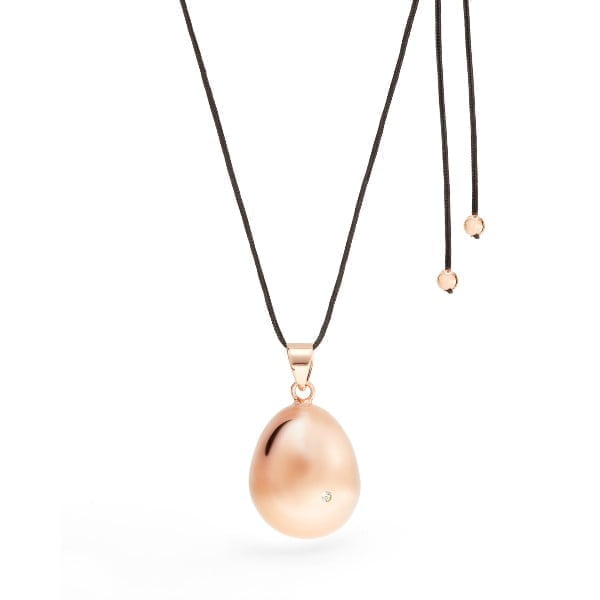Pregnancy bola - Egg Rose Gold - Crystal Swarovski