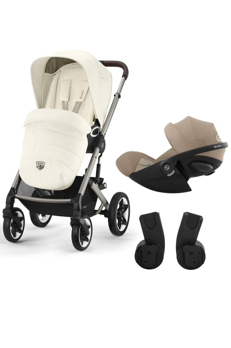 Cybex-Duo Naissance Tout-Terrain Talos S Lux + Cloud G i-Size – Beige - CYBEX