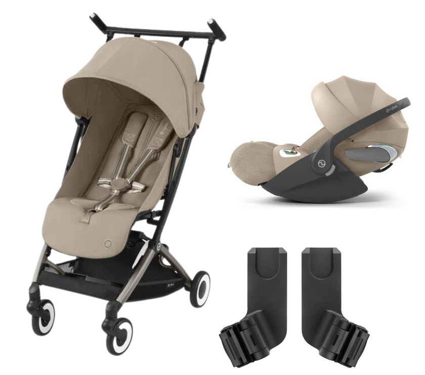 Duo Libelle + Cloud T i-Size - Almond Beige
