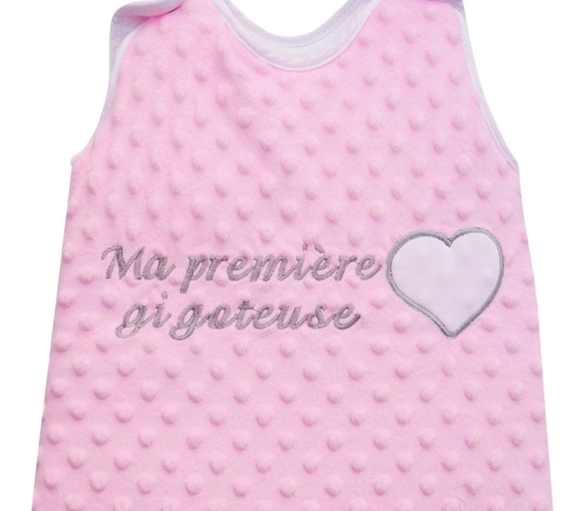Gigoteuse Bébé Prématuré à Naissance - 50 cm - Fourrure Rose