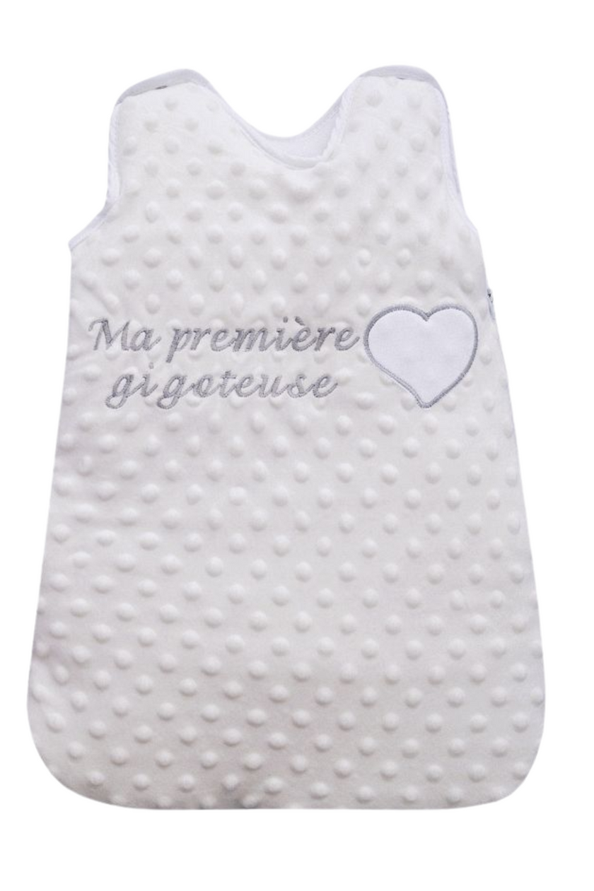 Gigoteuse Bébé Prématuré à Naissance - 50 cm - Fourrure Blanche