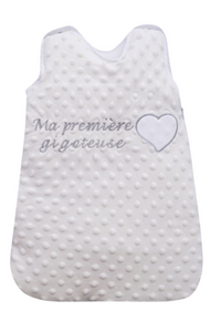 Gigoteuse Bébé Prématuré à Naissance - 50 cm - Fourrure Blanche