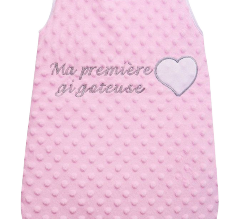 Gigoteuse Bébé Prématuré à Naissance - 50 cm - Fourrure Rose