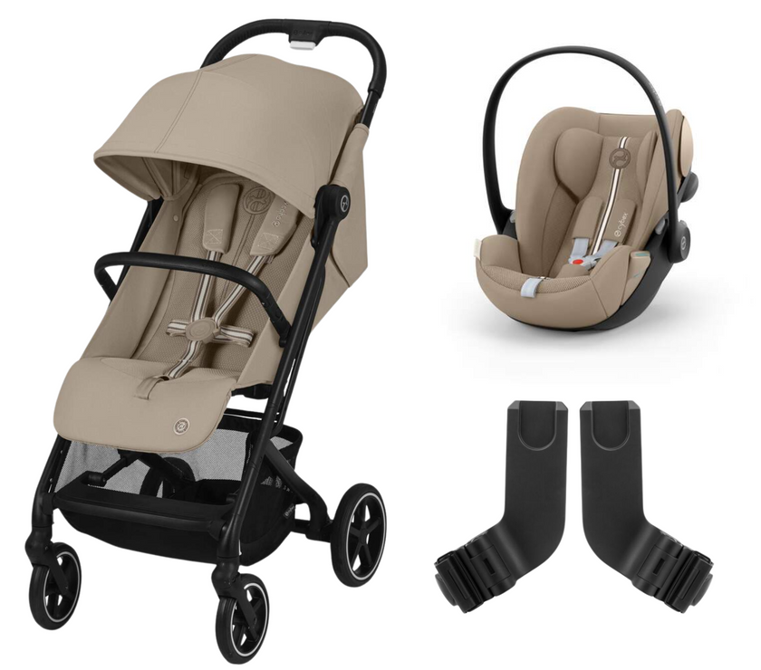 Duo Beezy Almond Beige + Cloud G i-Size Almond Beige