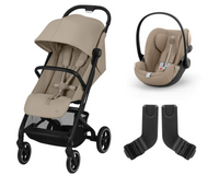 Duo Beezy Almond Beige + Cloud G i-Size Almond Beige