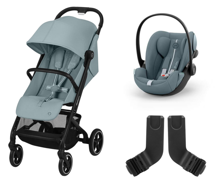 Duo Beezy Stormy Blue + Cloud G i-Size Stormy Blue
