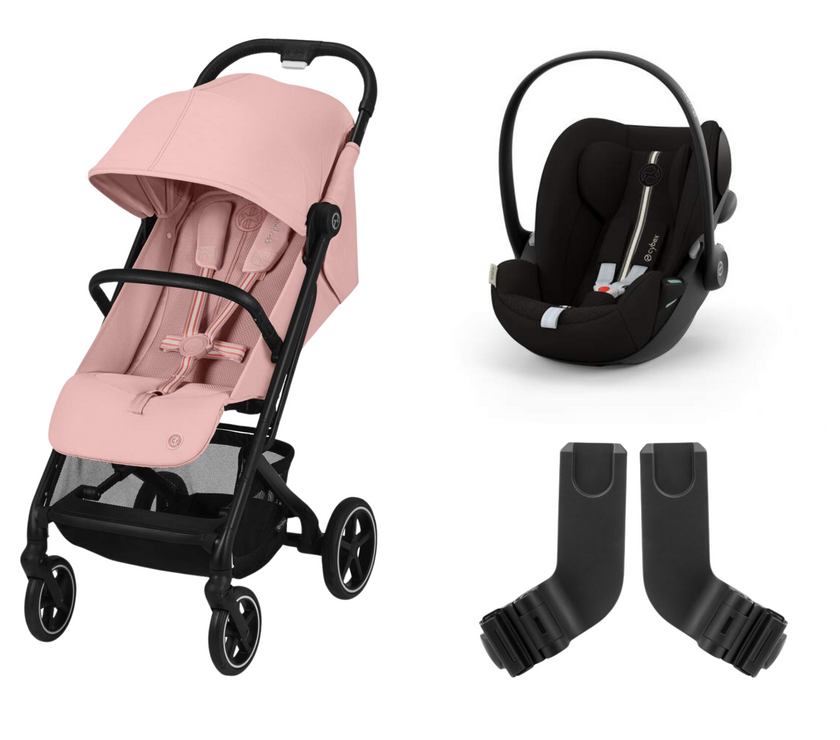 Duo Beezy Candy Pink + Cloud G i-Size Moon Black