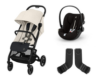 Duo Beezy Canvas White + Cloud G i-Size Moon Black