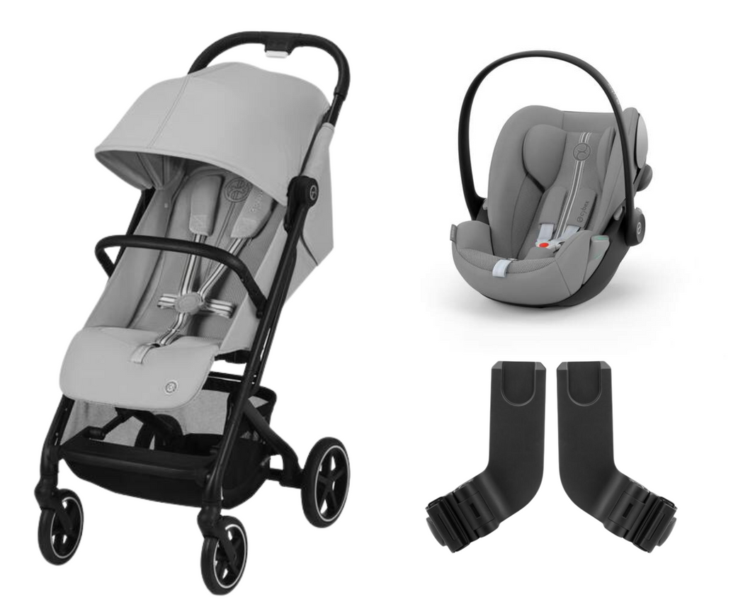 Duo Beezy Fog Grey + Cloud G i-Size Stone Grey