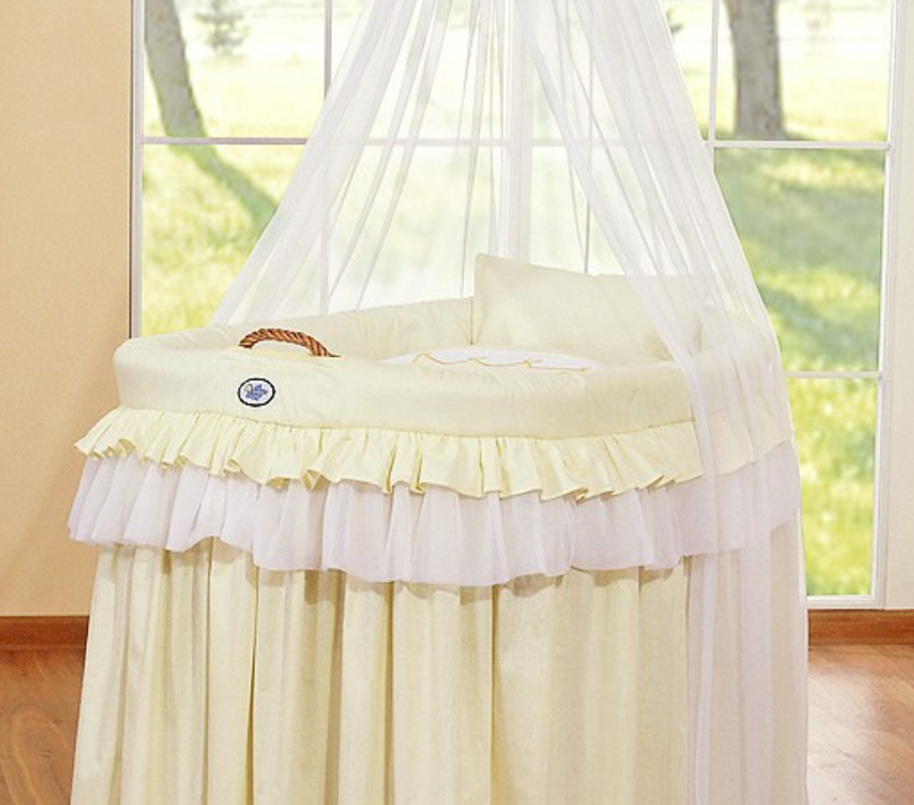 Berceau Crib avec baldaquin Petit Prince  - Princesse crème