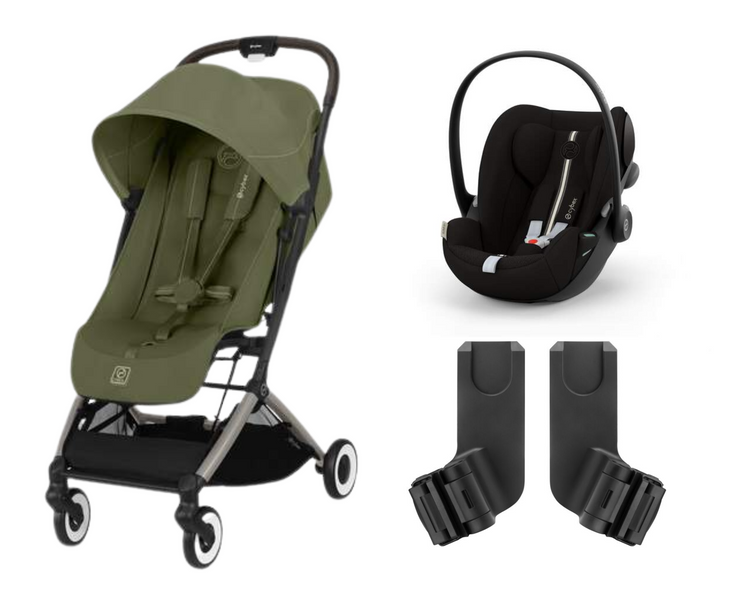 Duo Orfeo + Cloud G i-Size - Moss Green