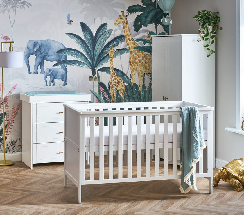Obaby - Chambre Trio bébé Evie Blanc