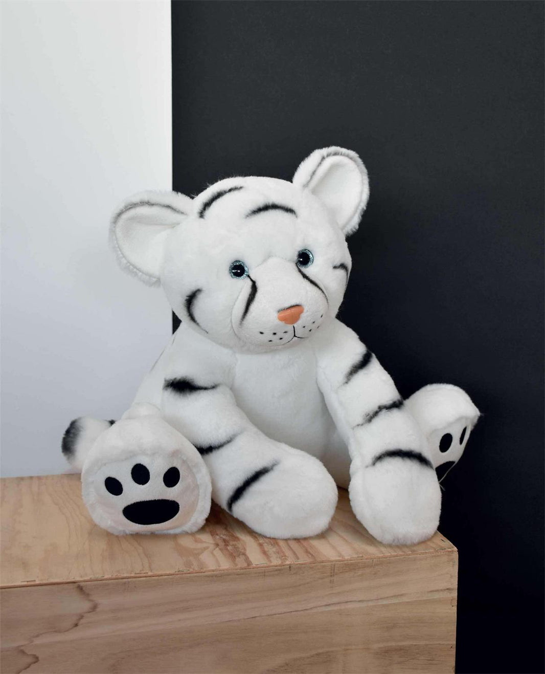 Peluche Bébé Tigre Blanc 35cm