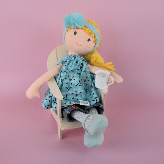 Poupée de chiffon - Les Canailles de Doudou - Evy - 36 cm