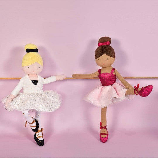 Poupée en tissu danseuse - Anais, ma petite ballerine - 35 cm