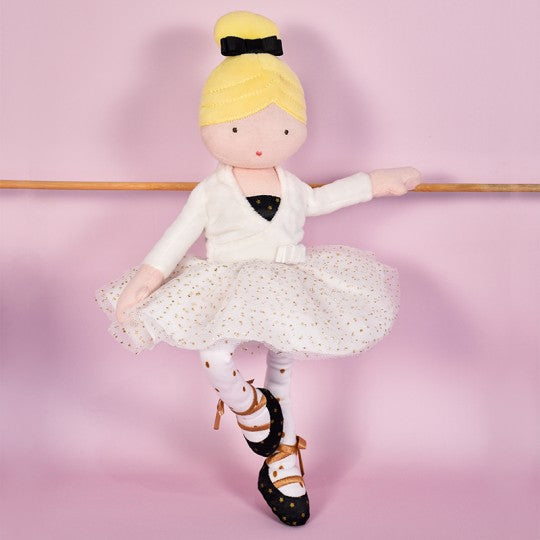 Poupée en tissu danseuse - Anais, ma petite ballerine - 35 cm