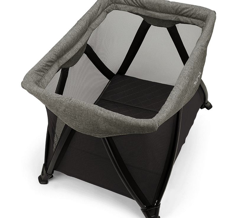 Nuna Sena Aire Schirmbett und Laufstall – Anthrazit