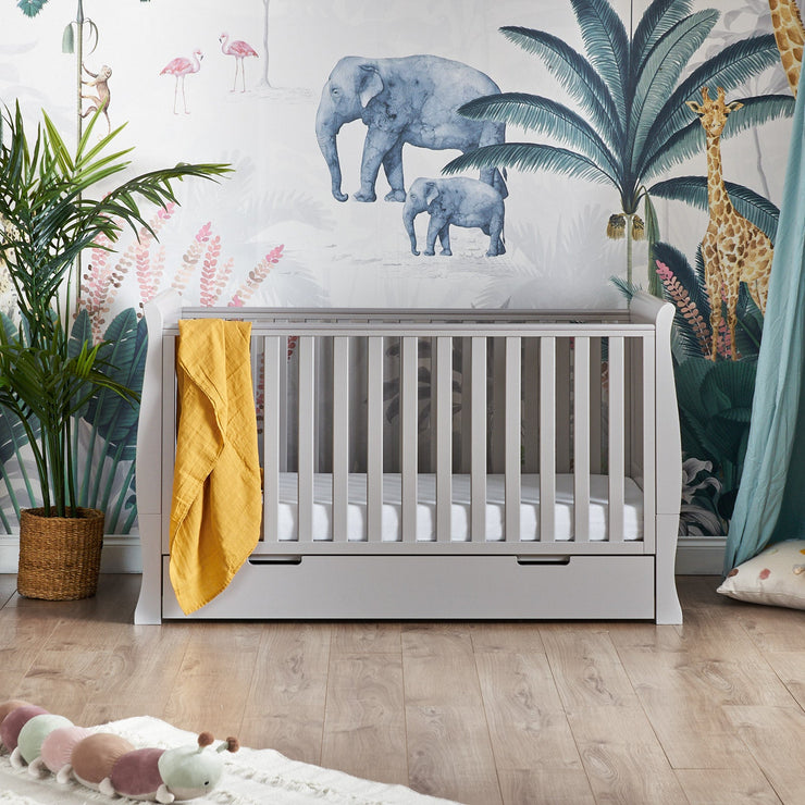 Obaby – Stamford Classic Cabrio-Babybett – Grau