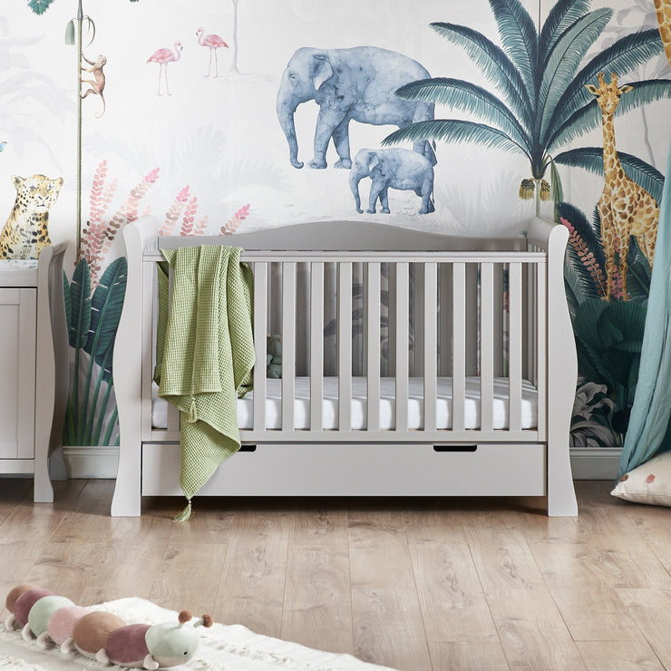 Obaby – STAMFORD LUXE umwandelbares Babybett – GRAU