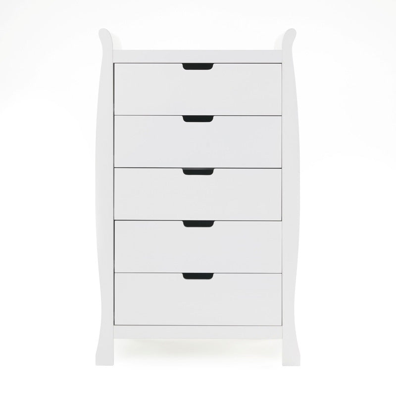 Commode haute Stamford Sleigh - Blanc