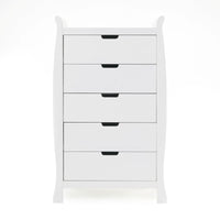 Commode haute Stamford Sleigh - Blanc