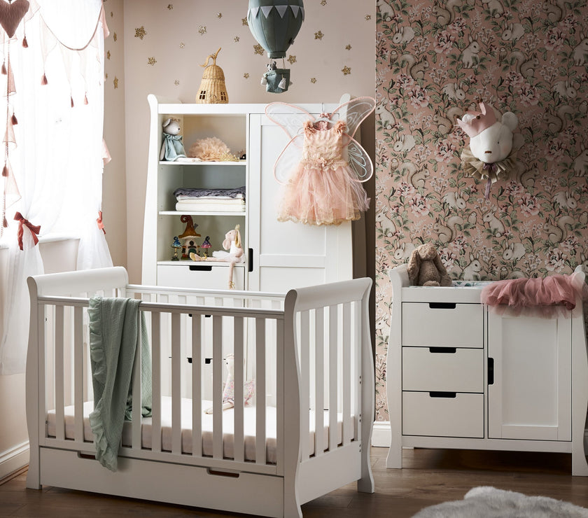 Obaby - Chambre Trio bébé Stamford Mini - Blanc