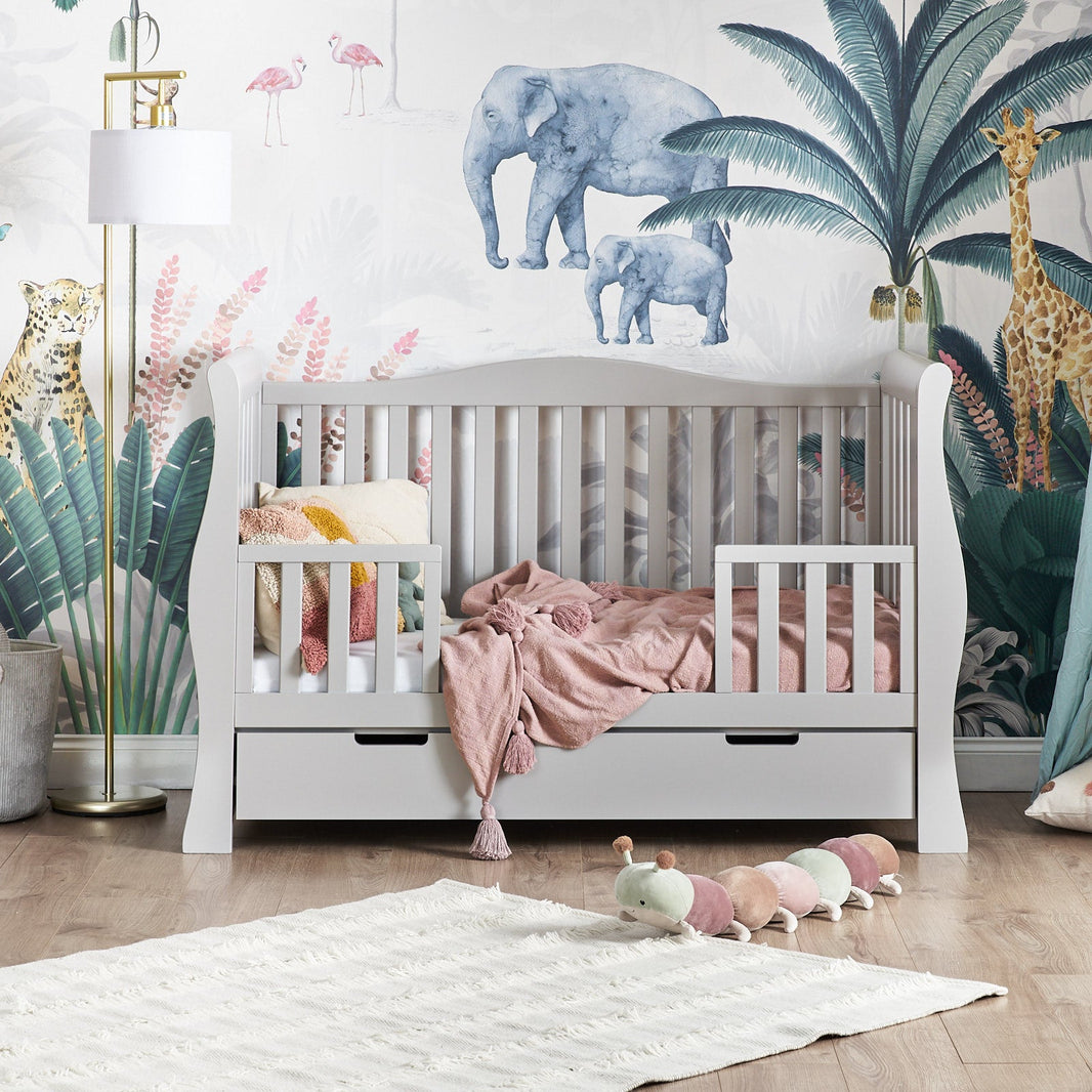 Obaby – STAMFORD LUXE umwandelbares Babybett – GRAU