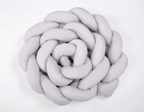 Tour de lit Tressé Gris 360 cm