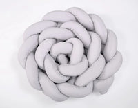Tour de lit Tressé Gris 360 cm