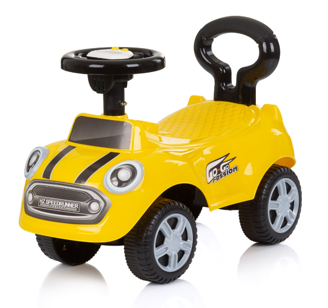 Voiture à Pousser pour Enfants : Go-Go Jaune