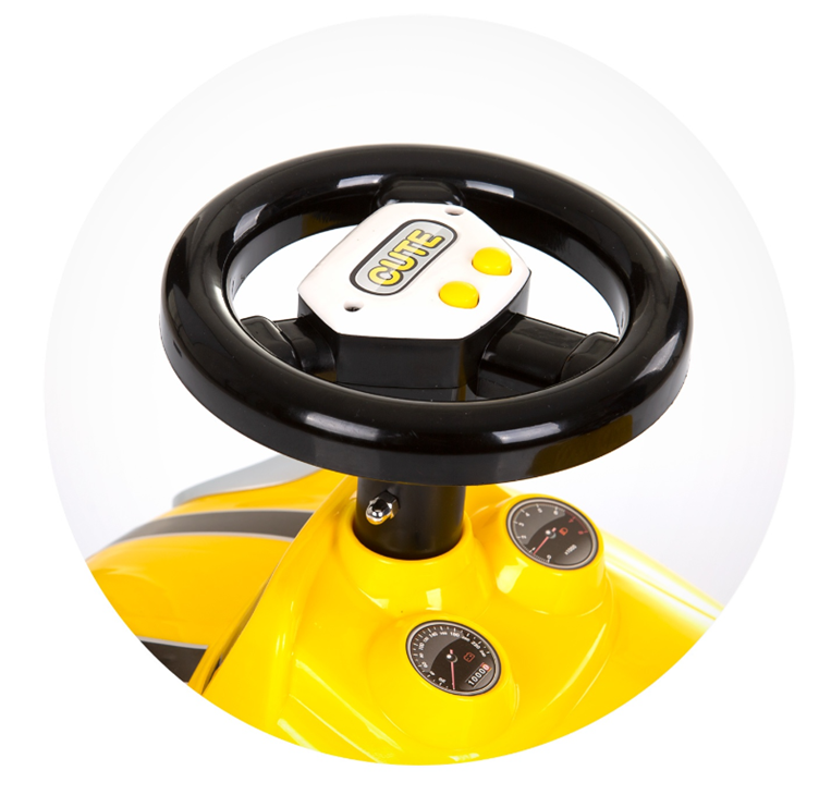 Voiture à Pousser pour Enfants : Go-Go Jaune