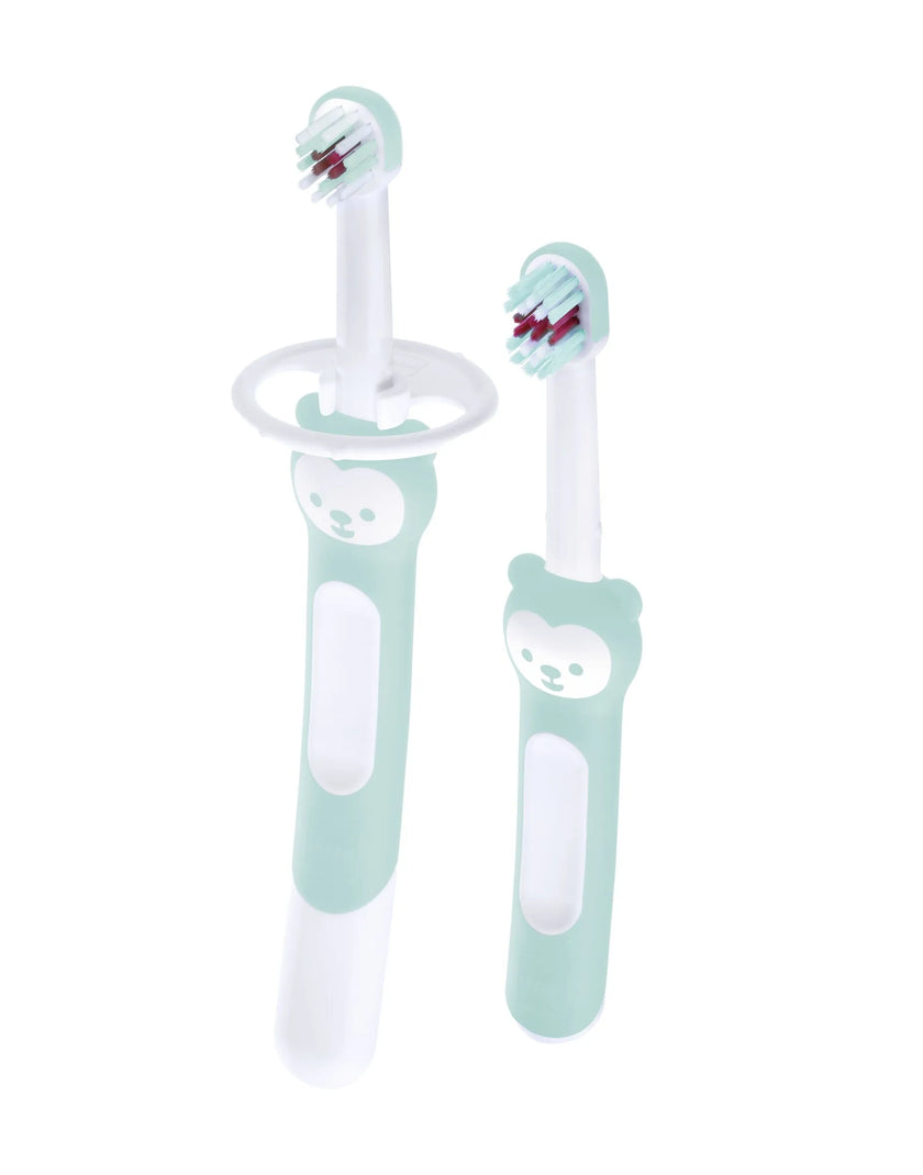 Kit de brosses à dents d'apprentissage x2 bleu