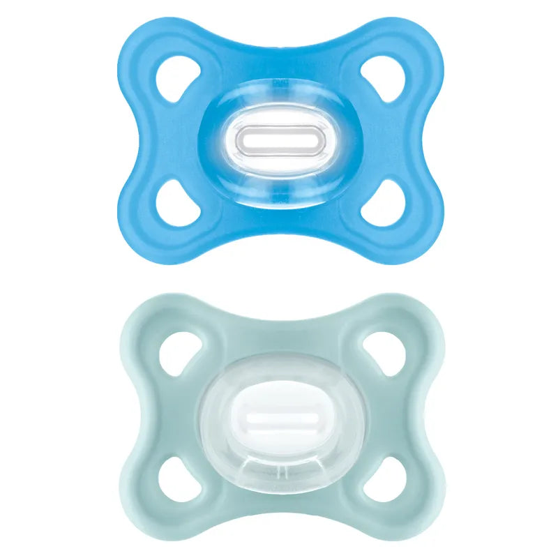 Lot de 2 sucettes Comfort 2-12 mois Bleu