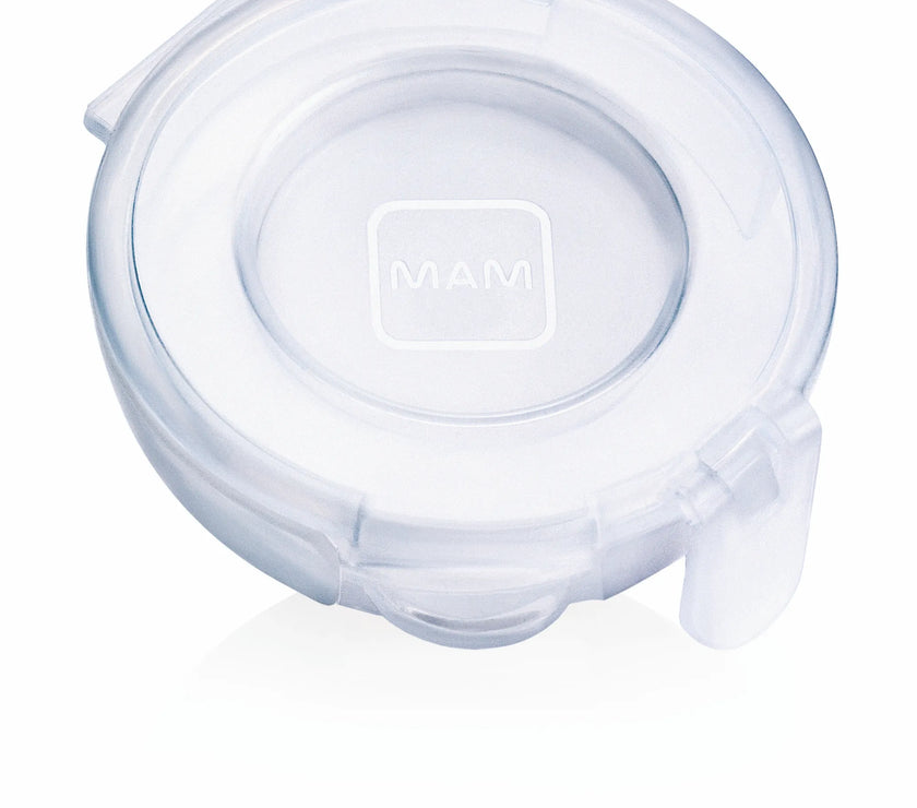 Mam Lot de 2 cuillères thermosensibles + 1 étui BLEU